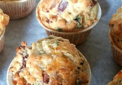 Low Carb Bacon Cheddar Muffins